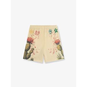 Barrow Men Cotton Bermuda Shorts With Cactus Print